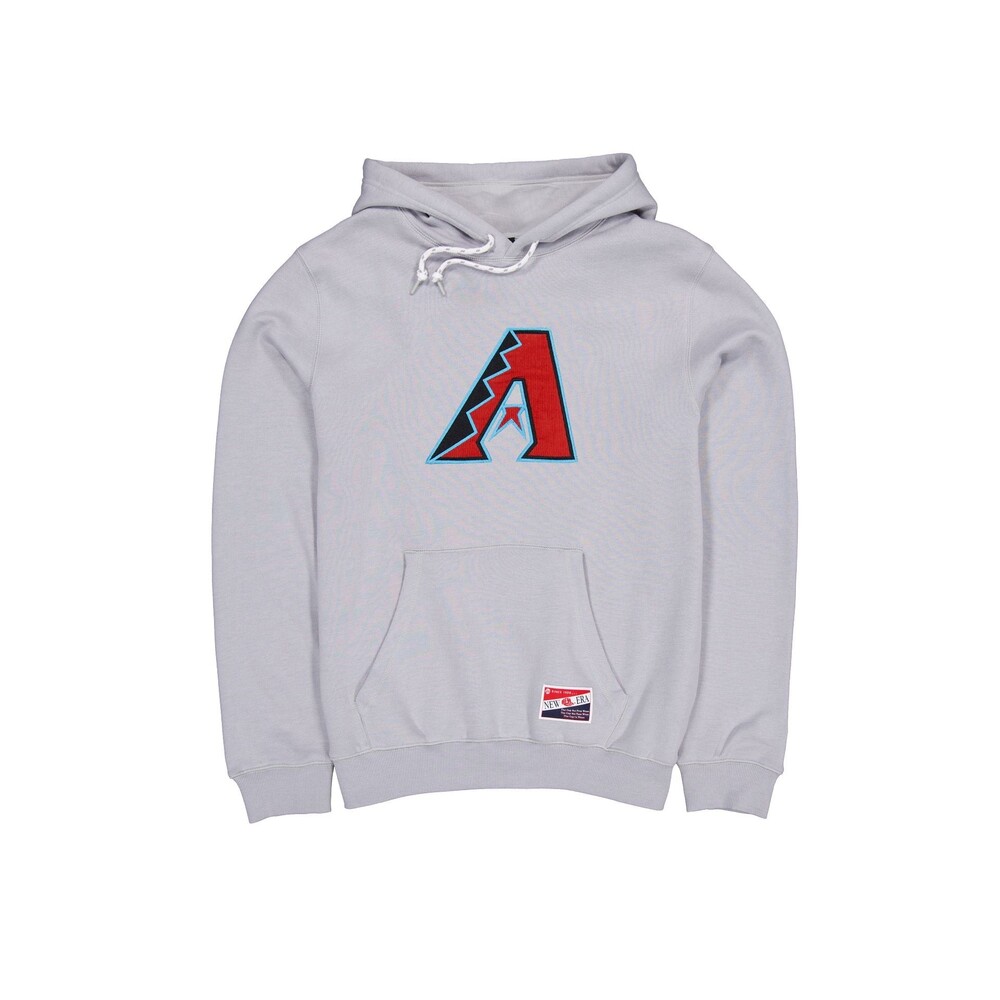 New Era Arizona Diamondbacks Throwback Gray Hoodie - Size S